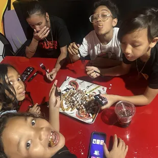 Kids loved the funnel cake sticks