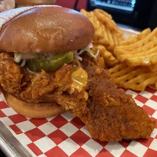 Fried Chicken Sandwich. 9