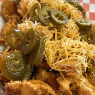 a close up of a plate of food