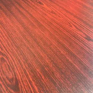 Very clean tables.