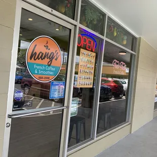 the outside of the store