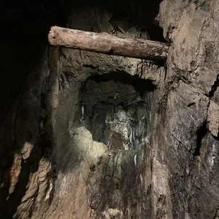 Gold mining cave