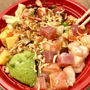 Large poke bowl