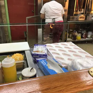 Not sure I like her shoe right next to the bread baking.
