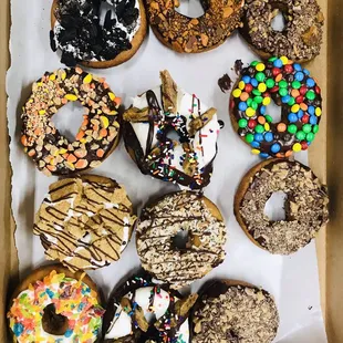 a variety of doughnuts