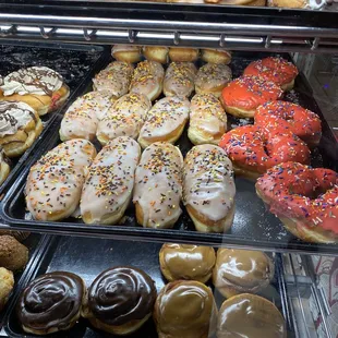 a variety of donuts