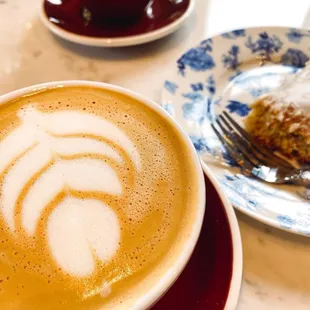 Latte -- I think it was the honey one. So yummy!