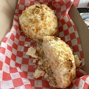 Garlic cheese biscuits