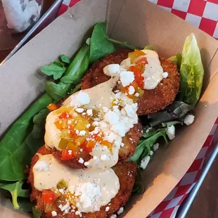 Fried green tomatoes