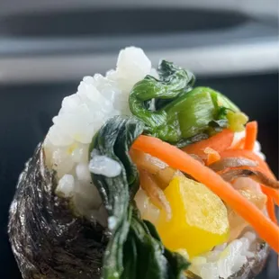 My favorite vegetable gimbap end piece