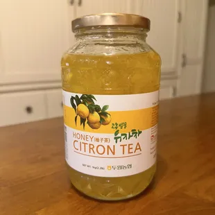 the best honey citron tea i've had my entire life, better than moms.