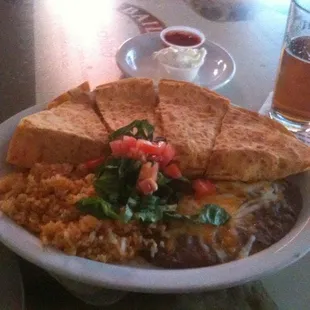 Quesadilla: $4 on the happy hour menu=bomb!