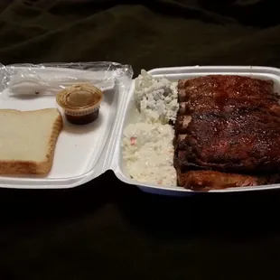 A plate to go. Soo good.