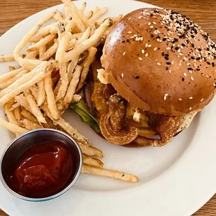Cheeseburger w/ Crispy Bacon