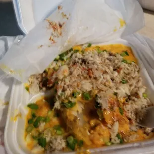 Seafood potatoe with extra seafood