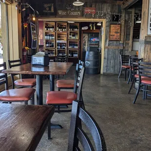 Seating area indoors