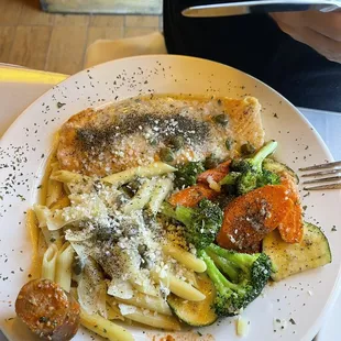 pasta dish, pasta, food