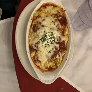 pasta dish, pasta, food