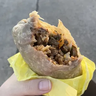 Carne asada burrito