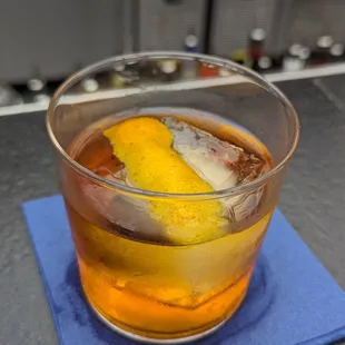 Custom rum old fashioned