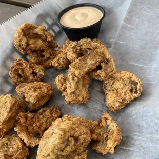 Fried mushrooms