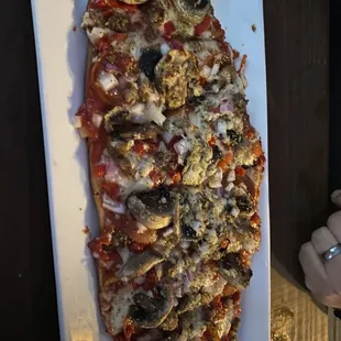 Flatbread pizza