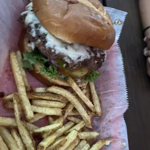 Classic cheeseburger