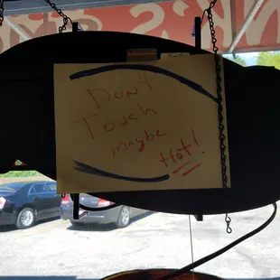 That's what Hank says to all the guys that want to grab his "smoked brisket"