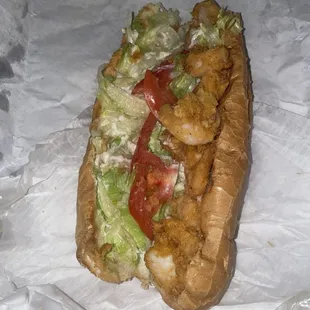 Shrimp po boy