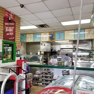 the interior of the restaurant