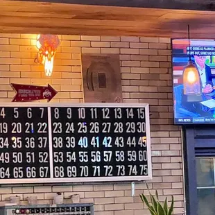 Bingo wall !!!!