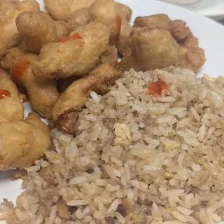 1. Sweet and Sour Chicken Lunch Special
