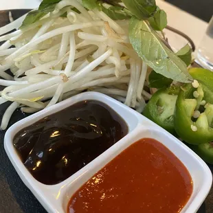 Extra Condiments! @Hannah Asian Noodle Bar LG CA Sat 9/2/23