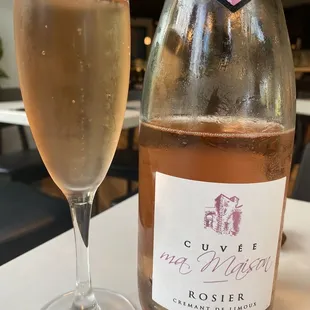 Brut Rosé Domaine Rosier Cuvée Ma Maison Limoux Languedoc-Roussillon, France 50@Hannah Asian Noodle Bar LG CA Sat 9/2/23