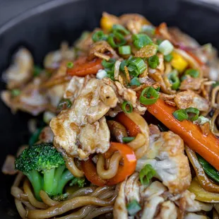 From the Wok: Stir-fried Garlic Noodles ($17)