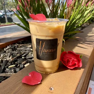 Iced Rose Latte