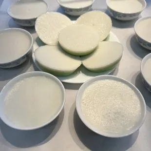 Bánh bèo ngọt - coconut steamed pudding