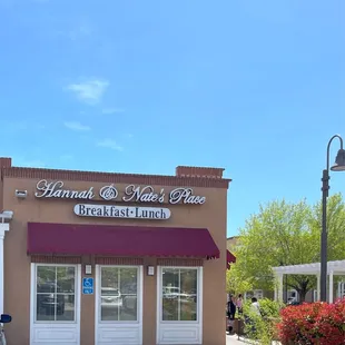 the outside of the building