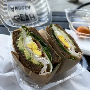 Green Eggs and Ham Sandwich