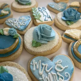 Beautiful cookies for my daughter's bridal shower.