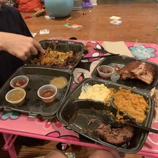 Ribs and brisket Brisket Fries