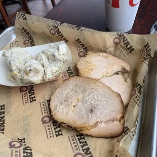 Smoked Turkey lunch special.