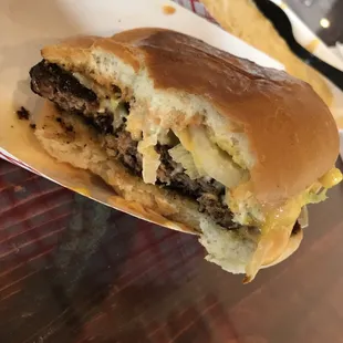 Single Steak Burger with Cheese