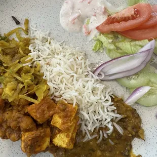 My selections from lunch buffet