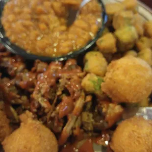 Beef brisket platter