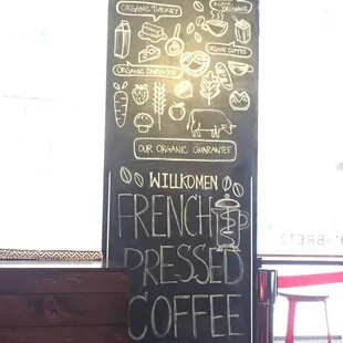 They had me at FRENCH PRESSED COFFEE!