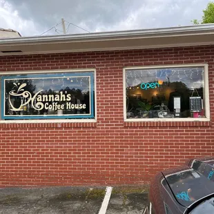 the outside of the building