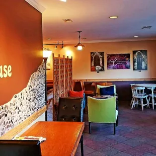 the interior of the restaurant