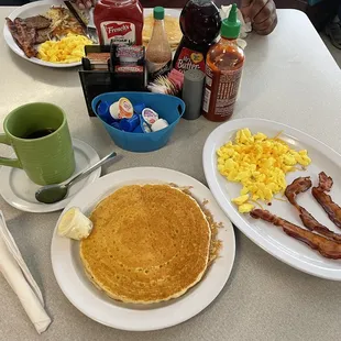 Pancake breakfast...the pancake was huge!!