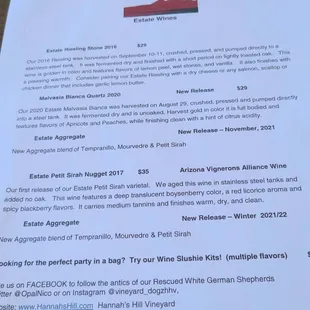 Wine tasting selection for October 2021